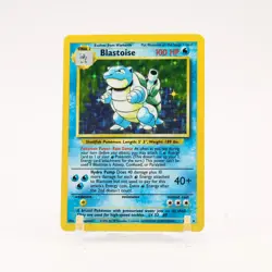 Blastoise - 2/102 Base Set Unlimited Holo Rare Pokemon - LP - Image 1