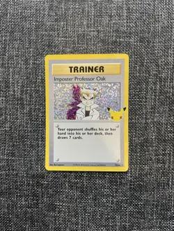 Imposter Professor Oak #73/102 Celebrations Pokemon TCG Card ⭐NM - Image 1