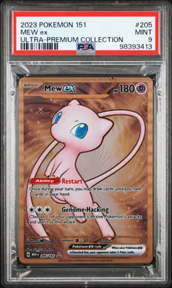 2023 POKEMON 151 ULTRA-PREMIUM COLLECTION #205 MEW EX PSA 9 - Image 1
