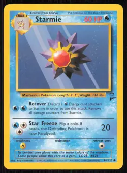 Starmie 94/130 Common Base Set 2 Pokemon Lightly Played - Image 1