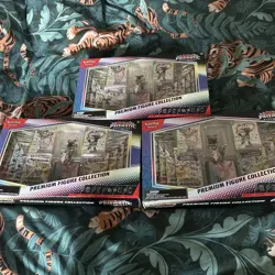 3x Pokemon TCG Prismatic Evolutions Premium Figure Collection Set (Description) - Image 1