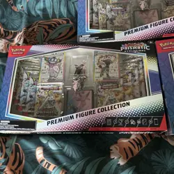 3x Pokemon TCG Prismatic Evolutions Premium Figure Collection Set (Description) - Image 2