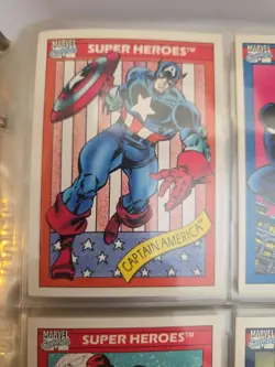 1990 IMPEL MARVEL UNIVERSE SERIES 1 COMPLETE SET (162/162 CARDS) NM - Image 1