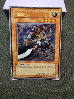 YUGIOH!- MEZUKI-PP02-EN016- SECRET (Heavy Play/Damaged) CREASES - Image 1
