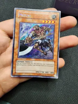 YUGIOH!- MEZUKI-PP02-EN016- SECRET (Heavy Play/Damaged) CREASES - Image 2