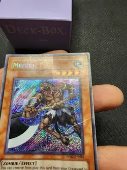 YUGIOH!- MEZUKI-PP02-EN016- SECRET (Heavy Play/Damaged) CREASES - Image 5