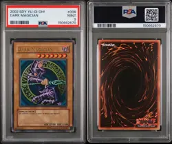 2002 YU-GI-OH! STARTER DECK: YUGI #006 DARK MAGICIAN PSA 9 - Image 3