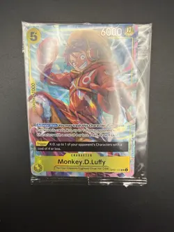 One Piece Monkey D. Luffy OP07-109 Illustration Box Vol. 3 Promo Holo Sealed - Image 1