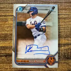 2022 Bowman Draft Kevin Parada 1st Chrome Auto #CDA-KP New York Mets - Image 1