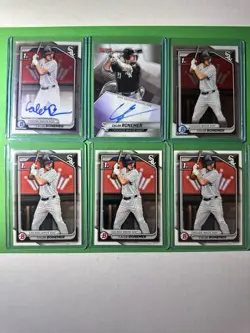 Caleb Bonemer Lot - 2024 Bowman Draft Chrome Prospect Auto #CPA-CBO Auto 1st - Image 1