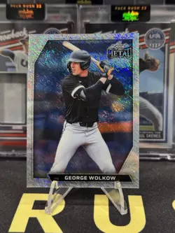 2026 Leaf Metal Baseball George Wolkow #79 Shimmer /10 - Image 1