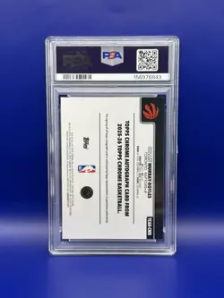 2025-26 Topps Chrome Sapphire Collin Murray-Boyles Auto RC Black Refractor #/10 - Image 2