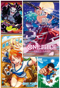 ONE PIECE Card Game[Official Card Sleeve 8]Assorted 4 types 280 cards Japan New - Image 1