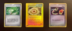 Pokemon 3-card Lot Reverse Holo Star Piece Reverse Holo Switch Holo Life Herb LP - Image 1