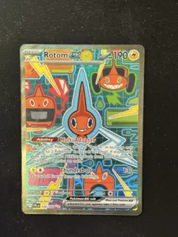 Rotom EX 126/094 Me02: Phantasmal Flames Holo SIR Pokemon Card Near Mint US - Image 1