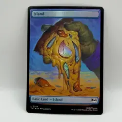 Magic The Gathering Island 0254 Secret Lair x TMNT Foil Basic Land MTG Card - Image 2