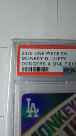 PSA 10 One Piece Card LA Dodgers Luffy and 6pcs SP Card ※Proxy Card for Display - Image 2