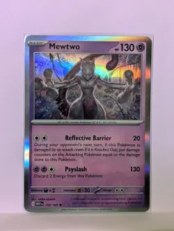NM/M - Mewtwo 150/165 - Holo - 151 - Pokemon Card TCG #3 - Image 1
