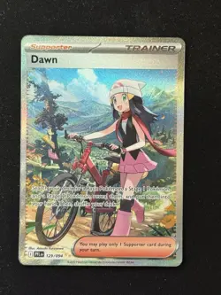 Dawn 129/094 Special Illustration Rare SIR Phantasmal Flames Pokemon TCG Card - Image 1