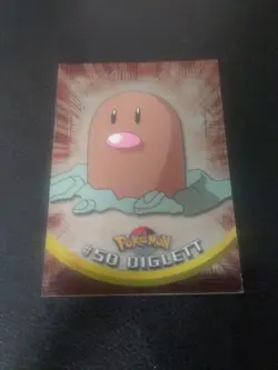 Topps Pokemon TV Animation Edition Card Diglett # 50 Blue Logo - Image 3