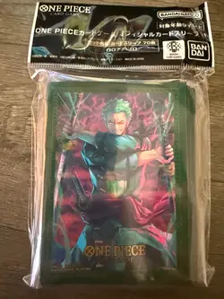 Roronoa Zoro 70 pcs Sleeves ONE PIECE Card Game Official Ver.11 Sealed - Image 1