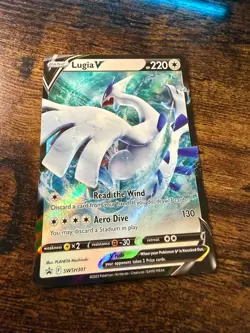 Lugia V SWSH301 SWSH: Sword & Shield Promo Cards Holo LP-NM - Image 1