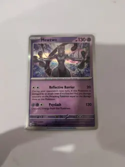 Pokemon TCG Mewtwo Scarlet & Violet-151 150/165 Holo Holo Rare - Image 1