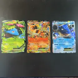 Pokemon Venusaur XY28 Charizard XY29 Blastoise XY30 Black Star Promo Bundle NM - Image 1