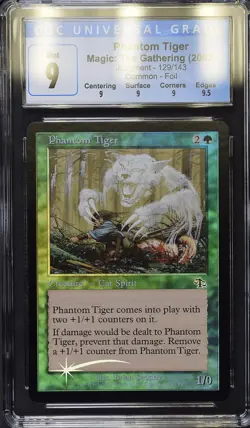 PHANTOM TIGER Judgment Foil C CGC 9 Q+ MTG [Nostalgium] - Image 1