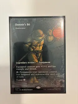 Donnie's Bo - Shadowspear (Borderless) - TeenageMutantNinjaTurtles (PZA) NM MTG - Image 2