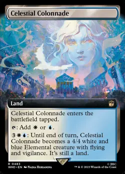 Magic the Gathering (mtg): WHO: Celestial Colonnade (Extended Art) - Rare - Image 1