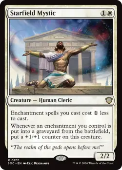 Starfield Mystic R Commander: Secrets of Strixhaven 177 NM - Image 1