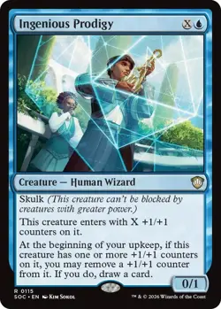 Ingenious Prodigy R Commander: Secrets of Strixhaven 115 NM - Image 1