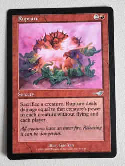 Rupture - MTG - Nemesis- ENGL - ©2000 M/NM uncommon - Image 1