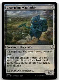 FOIL Changeling Wayfinder #1 (NM) ECL Magic MTG - Image 1