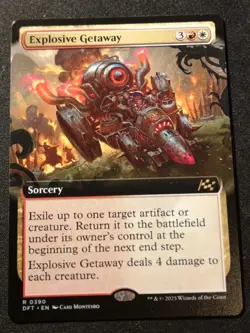 Explosive Getaway - Extended Art - DFT - MTG - NM - EN - 0390 - Image 1