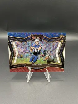 2024 Select Drake Maye Field Tri-Color Prizm RC #51/99 Patriots Color Match SB🏆 - Image 1