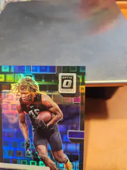 2022 Panini Donruss Optic Lewis Cine Black Pandora Prizm Rated Rookie /25 P-363 - Image 5