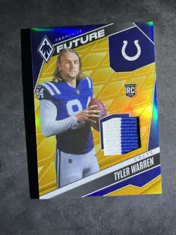 ✅2025 Tyler Warren Panini Phoenix Franchise Future Material FFM-TWN GOLD 06/10 - Image 1