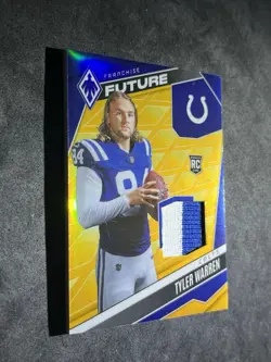 ✅2025 Tyler Warren Panini Phoenix Franchise Future Material FFM-TWN GOLD 06/10 - Image 4