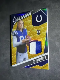 ✅2025 Tyler Warren Panini Phoenix Franchise Future Material FFM-TWN GOLD 06/10 - Image 5