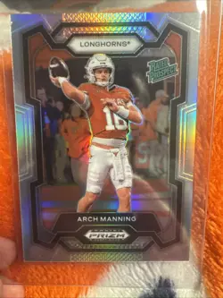 2024 Panini Prizm Draft Picks - Rated Prospect Arch Manning #192 Silver Prizm - Image 1