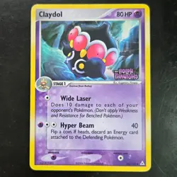 Pokemon Claydol Holon Phantoms HP 38/110 Stamped Holo Uncommon Psychic Stage 1 - Image 1