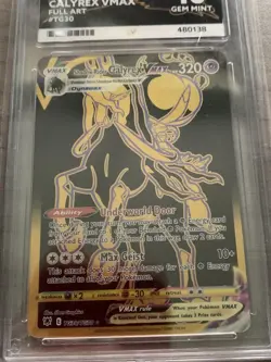 Pokemon Shadow Rider Calyrex Vmax TG30/TG30 Astral Radiance Ace 10 Full Art - Image 2