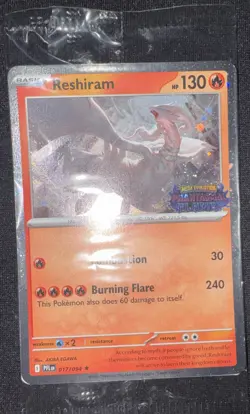 Pokemon TCG Phantasmal Flames Reshiram Black Star Promo 017/094 SEALED - NM - Image 1