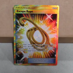 Pokemon Escape Rope 163/147 Gold Secret Rare Burning Shadows VGC/NM HQ Packaging - Image 1