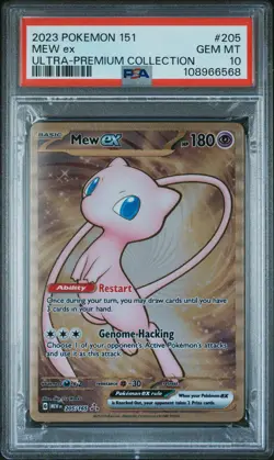 2023 POKEMON 151 ULTRA-PREMIUM COLLECTION #205 MEW EX PSA 10 - Image 1