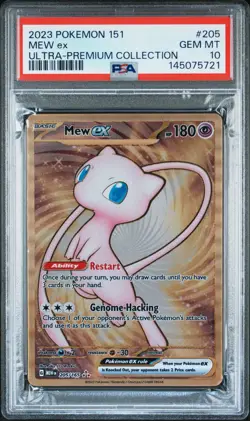2023 Pokemon 151 205 Mew EX Ultra Premium Collection PSA 10 145075721 - Image 1