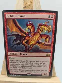 MTG Goldlust Triad Commander: Tarkir: Dragonstorm 0034 Near Mint Condition - Image 1