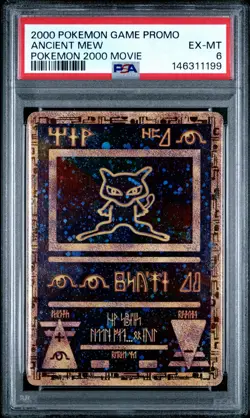 2000 POKEMON GAME MOVIE POKEMON 2000 MOVIE ANCIENT MEW PSA 6 - Image 1